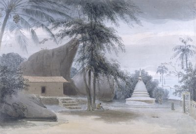 Szene zwischen Galle und Matura, etwa sechs Meilen von Galle entfernt, ca. 1801 von Samuel Daniell
